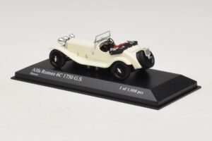 Alfa Romeo 6C 1750 G.S. Valge Minichamps 1:43 400120430 Metall - pilt 3/5
