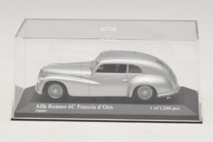 Alfa Romeo 6C 2500 Freccia d'Oro Hõbedane Minichamps 1:43 400120480 Metall - pilt 4/5