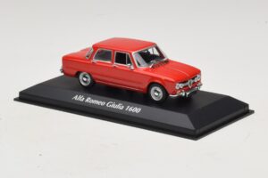 Alfa Romeo Giulia 1600 Punane Maxichamps 1:43 940120901 Metall - pilt 3/5