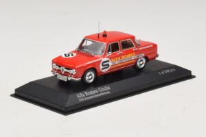 Alfa Romeo Giulia ONS Rennstreckensicherung 1973 Minichamps 1:43 400120994 Metall - pilt 2/5