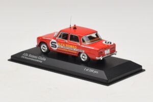 Alfa Romeo Giulia ONS Rennstreckensicherung 1973 Minichamps 1:43 400120994 Metall - pilt 3/5