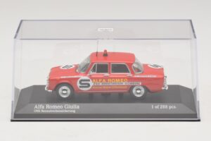 Alfa Romeo Giulia ONS Rennstreckensicherung 1973 Minichamps 1:43 400120994 Metall - pilt 4/5