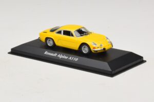 Alpine A110 Kollane Maxichamps 1:43 940113601 Metall - pilt 3/5
