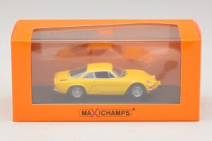Alpine A110 Kollane Maxichamps 1:43 940113601 Metall - pilt 5/5