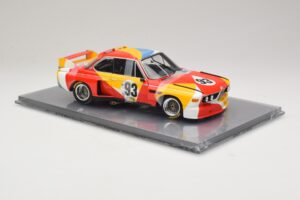 BMW 3.0 CSL Art Car Alexander Calder #51 H. Poulain / S. Posey / J. Guichet 24 Hours of Le Mans 1975 Minichamps 1:18 80430150 - pilt 4/7