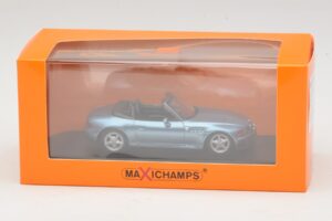 BMW Z3 Sinine Maxichamps 1:43 940024331 Metall - pilt 5/5