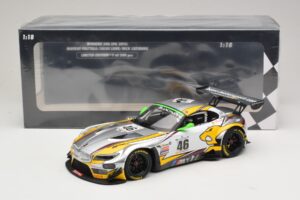 BMW Z4 GT3 #46 M. Palttala / L. Luhr 24 Hours of Spa Winner 2015 Minichamps 1:18 151152346 Metall - pilt 6/6