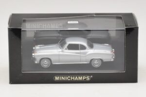 Borgward Isabella Kupee Hõbe Minichamps 1:43 400096031 Metall - pilt 5/5