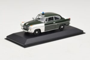 Borgward Isabella Polizei Frankfurt Minichamps 1:43 400096090 Metall - pilt 2/5