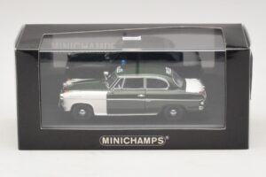 Borgward Isabella Polizei Frankfurt Minichamps 1:43 400096090 Metall - pilt 5/5