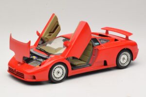 Bugatti EB110 Punane Bburago 1:18 3055-P1 Metall - pilt 2/8