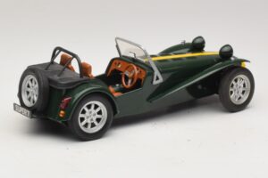 Caterham Super Seven Roheline Anson 1:18 30317-W1 Metall - pilt 2/6