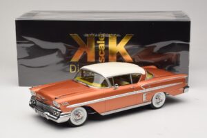 Chevrolet Bel Air Impala Coupe Vaskne & Kreemjas KK-Scale 1:18 KKDC181591 Metall - pilt 6/6