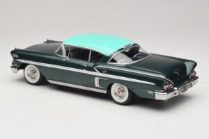 Chevrolet Bel Air Impala Coupe Tumeroheline Metallik & Roheline KK-Scale 1:18 KKDC181594 Metall - pilt 5/6