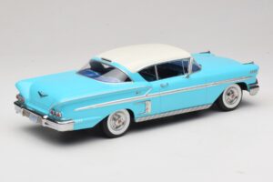 Chevrolet Bel Air Impala Coupe Türkiis & Kreemjas KK-Scale 1:18 KKDC181593 Metall - pilt 2/6