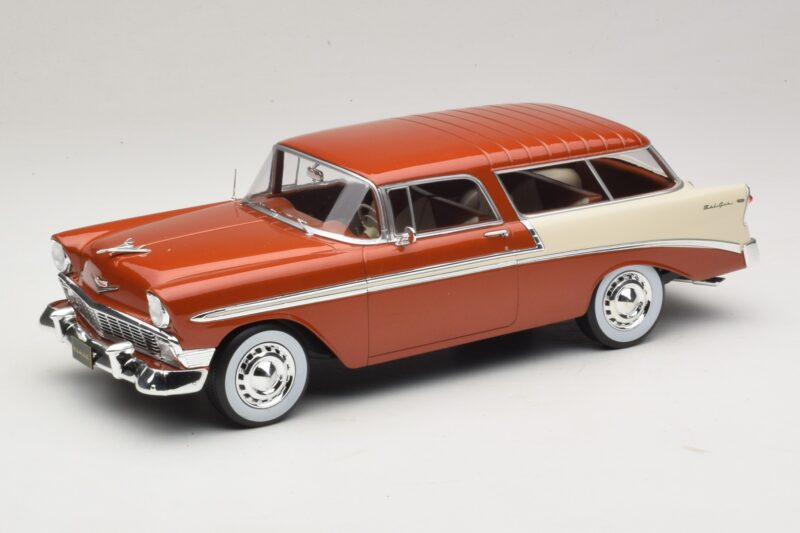 Chevrolet Bel Air Nomad Pruun Metallik & Kreemjas KK-Scale 1:18 KKDC181294 Metall