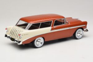 Chevrolet Bel Air Nomad Pruun Metallik & Kreemjas KK-Scale 1:18 KKDC181294 Metall - pilt 2/6