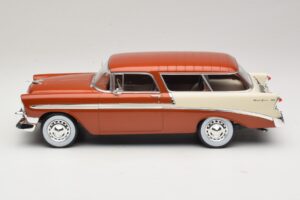 Chevrolet Bel Air Nomad Pruun Metallik & Kreemjas KK-Scale 1:18 KKDC181294 Metall - pilt 3/6