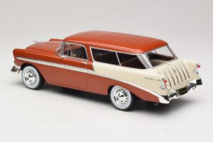 Chevrolet Bel Air Nomad Pruun Metallik & Kreemjas KK-Scale 1:18 KKDC181294 Metall - pilt 5/6