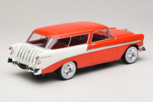 Chevrolet Bel Air Nomad Custom Helepunane & Valge KK-Scale 1:18 KKDC181291 Metall - pilt 2/6