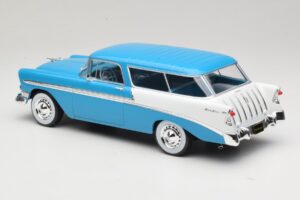 Chevrolet Bel Air Nomad Türkiis & Valge KK-Scale 1:18 KKDC181292 Metall - pilt 5/6