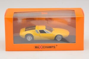 De Tomaso Mangusta Kollane Maxichamps 1:43 940127120 Metall - pilt 5/5