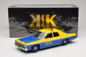 Dodge Monaco New York State Police Kollane & Sinine KK-Scale 1:18 KKDC181156 Metall - pilt 6/6
