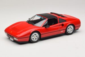 Ferrari 328 GTS Punane Musta Salongiga KK-Scale 1:18 KKDC180551 Metall - pilt 2/7