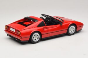 Ferrari 328 GTS Punane Musta Salongiga KK-Scale 1:18 KKDC180551 Metall - pilt 3/7