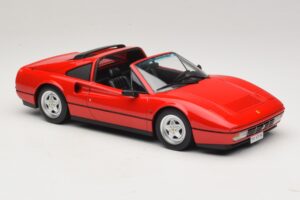 Ferrari 328 GTS Punane Musta Salongiga KK-Scale 1:18 KKDC180551 Metall - pilt 5/7