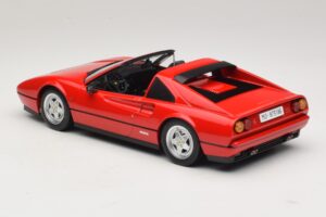 Ferrari 328 GTS Punane Musta Salongiga KK-Scale 1:18 KKDC180551 Metall - pilt 6/7