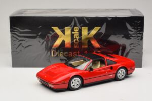 Ferrari 328 GTS US Versioon Punane Beverly Hills Cop II Beeži Salongiga KK-Scale 1:18 KKDC181701 Metall - pilt 7/7