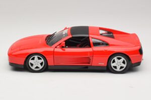 Ferrari 348 TS Punane Maisto 1:18 31804 Metall - pilt 4/8