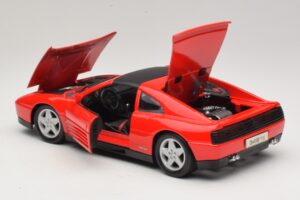 Ferrari 348 TS Punane Maisto 1:18 31804 Metall - pilt 5/8