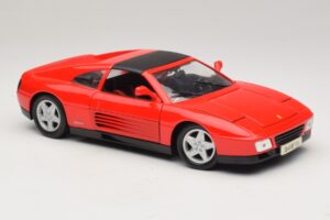 Ferrari 348 TS Punane Maisto 1:18 31804 Metall - pilt 6/8