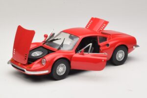 Ferrari Dino 246 Punane Majorette 1:18 5271 Metall - pilt 2/8