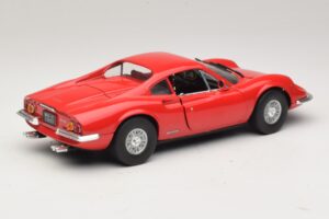 Ferrari Dino 246 Punane Majorette 1:18 5271 Metall - pilt 3/8