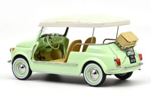 Fiat 500 Jolly Roheline Norev 1:18 187794 Metall - pilt 3/5