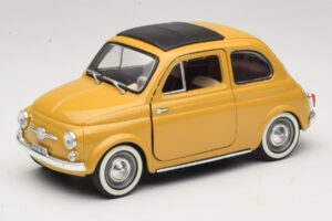 Fiat 500 Kollane Solido 1:18 8042 Metall