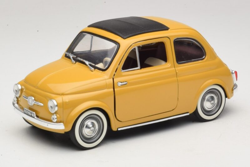 Fiat 500 Kollane Solido 1:18 8042 Metall