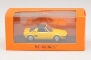 Fiat X1/9 Kollane Maxichamps 1:43 940121660 Metall - pilt 5/5