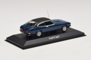 Ford Capri II Tumesinine Maxichamps 1:43 940081201 Metall - pilt 2/5