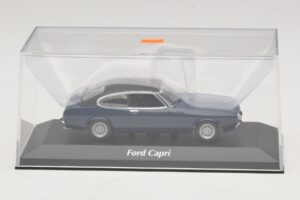 Ford Capri II Tumesinine Maxichamps 1:43 940081201 Metall - pilt 4/5