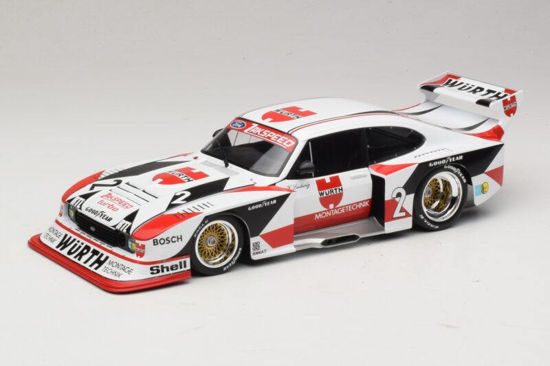 Ford Capri Turbo Group 5 Wurth #2 K. Ludwig DRM Champion 1981 Minichamps 1:18 100818602 Metall