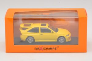 Ford Escort RS Cosworth Kollane Maxichamps 1:43 940082101 Metall - pilt 5/5