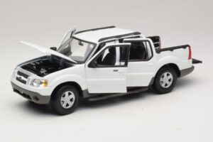 Ford Explorer Sport Trac Valge Maisto 1:18 36891 Metall - pilt 2/8