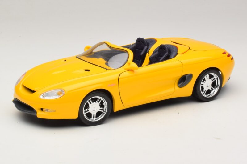 Ford Mustang Mach III Kabriolett Kollane Maisto 1:18 32815 Metall
