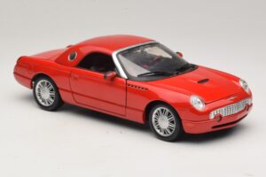 Ford Thunderbird Punane Maisto 1:18 31620 Metall - pilt 6/8