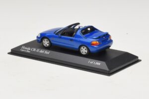 Honda CR-X del Sol EG2 Sinine Metallik Minichamps 1:43 400161931 Metall - pilt 3/5