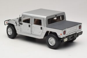 Hummer H1 Hardtop Hõbe Maisto 1:18 36857 Metall - pilt 7/8